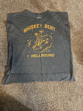 Country Deep Boot Barn Whiskey Bent & Hellbound Graphic Tee, Size L